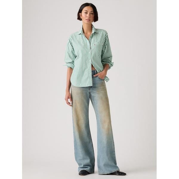 リーバイス（Levi’s）/ROS□（ロゼ）着用 LOOSE BOOT ジーンズ ライトインディゴ_1