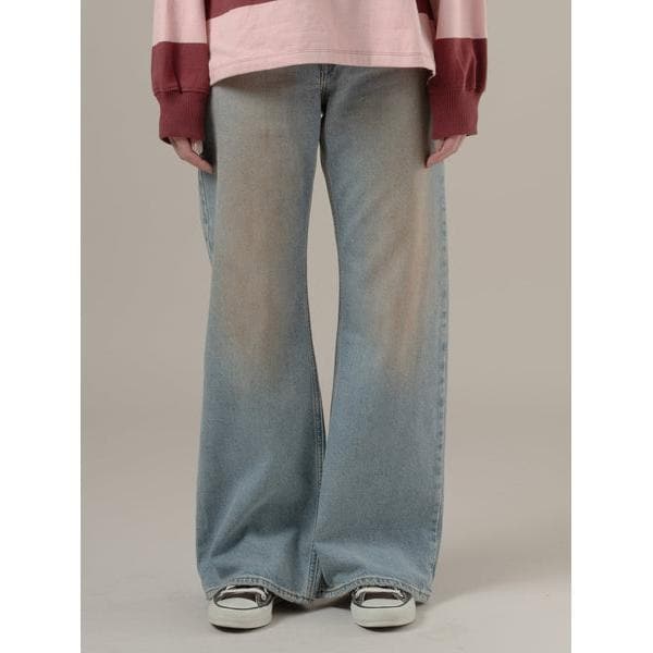 リーバイス（Levi’s）/ROS□（ロゼ）着用 LOOSE BOOT ジーンズ ライトインディゴ_4