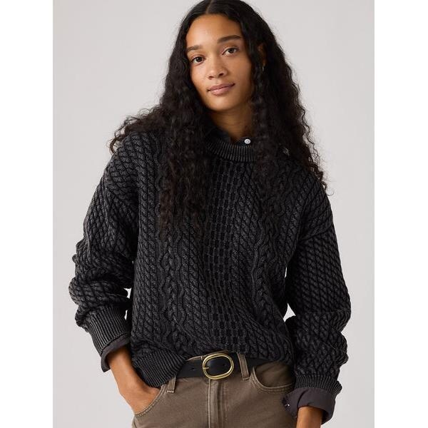 リーバイス（Levi’s）/LEILAH ケーブルクルーネックセーター