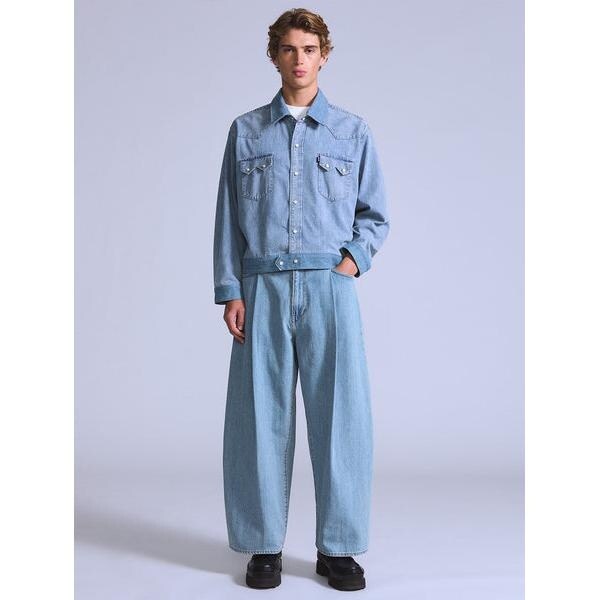 リーバイス（Levi's）/BLUETAB(TM) ワイドプリーツ CROP ジーンズ