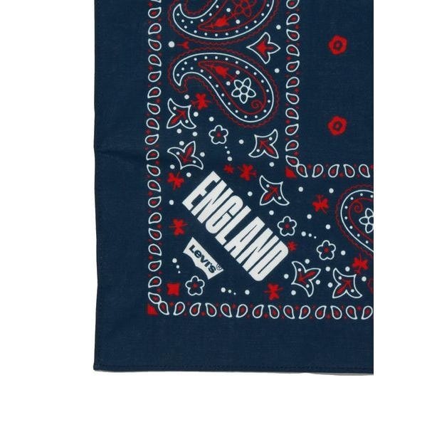 Levi's バンダナ ネイビー × レッド ビンテージMADE IN USA Levi's バンダナ ネイビー × レッド ビンテージMADE IN USA Levi's