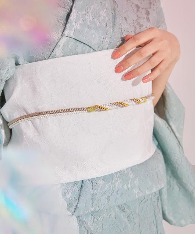 ミックスジェミニ（mix gemini）/総レース浴衣 帯 2点 セット