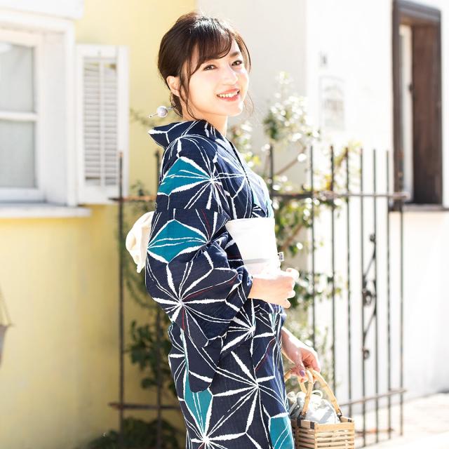 マクレ（Ma．cle’）/浴衣2点セット レディース （浴衣＋帯）