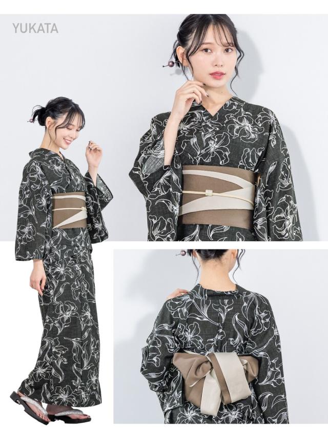 ソウビエン（SOUBIEN）/浴衣3点セット レディース 2way（上着＋