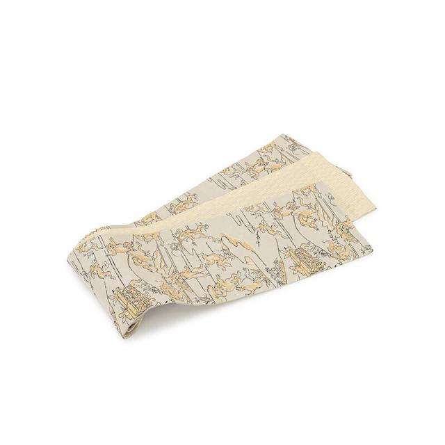 ソウビエン（SOUBIEN）/半幅帯 鳥獣人物戯画