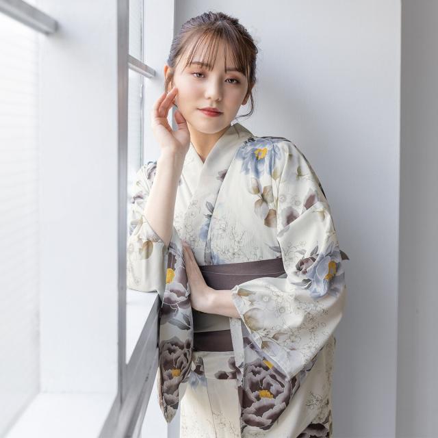 ソウビエン（SOUBIEN）/浴衣2点セット　レディース（浴衣＋帯）