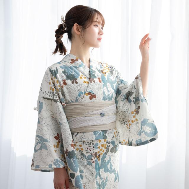 ソウビエン（SOUBIEN）/浴衣2点セット　レディース（浴衣＋帯）_3