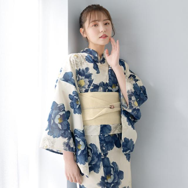 SOUBIEN] ソウビエン 浴衣 2点 セット floro レディース (浴衣/半幅帯