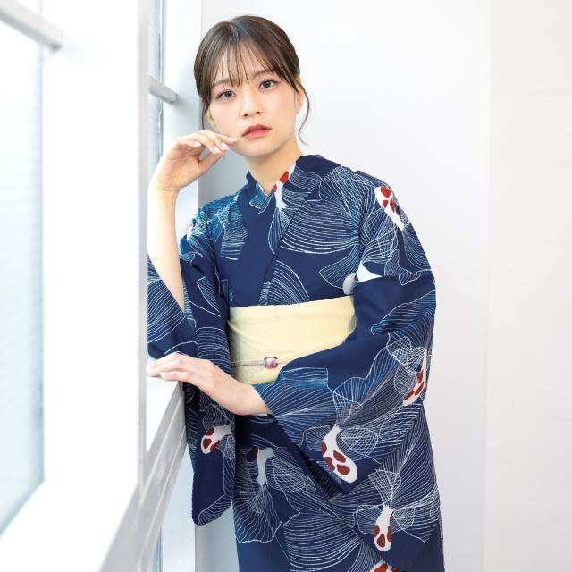 SOUBIEN] ソウビエン 浴衣 4点 セット セパレート 新二部式浴衣 floro