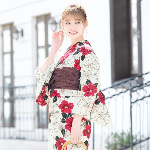 SOUBIEN (ソウビエン) 浴衣セット レディース レトロ bonheur saisons ボヌールセゾン 水色 ライトブルー ピンク SOUBIEN｜浴衣2点セット レディース (浴衣+帯) | Rakuten Fashion(楽天