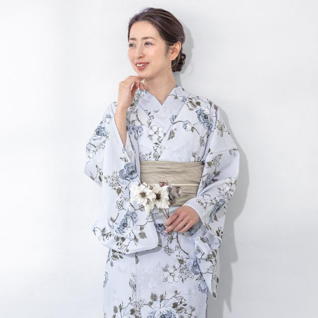 マクレ（Ma．cle’）/浴衣3点セット　レディース （上着＋巻スカート＋帯）