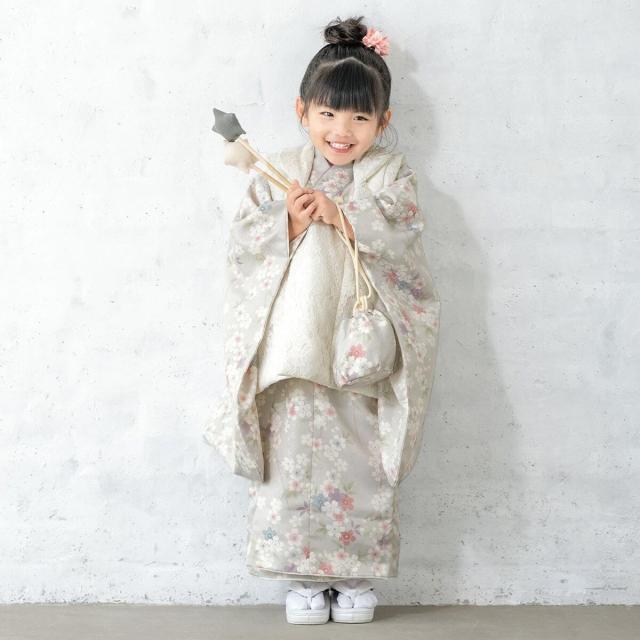 ジャパンスタイル (ソウビエン) はこせこ8点セット 七五三 子供用 （半襟・帯揚げ・帯締め・帯留め・志古貴・びら簪・筥迫・扇子） 紋尽くし ジャパンスタイル (ソウビエン) はこせこ8点セット 七五三 子供用