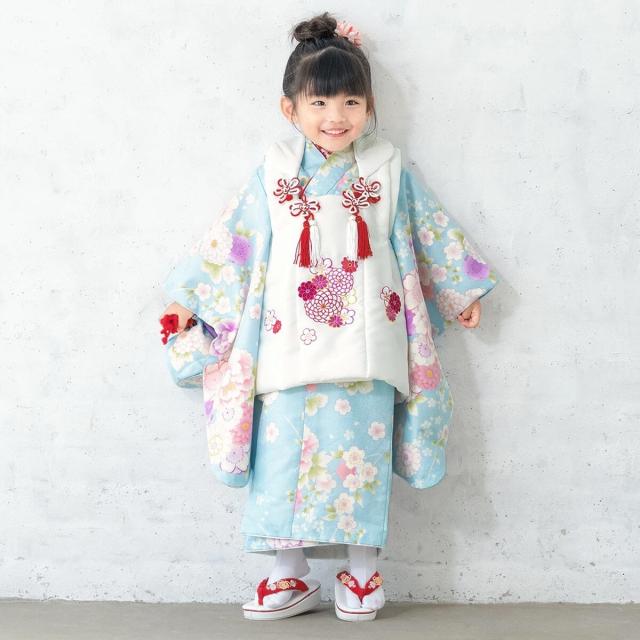 ソウビエン（SOUBIEN）/七五三　被布着物5点セット　3歳　女の子