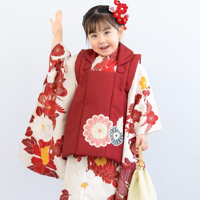 ソウビエン（SOUBIEN）/七五三 被布セット 3歳 女の子