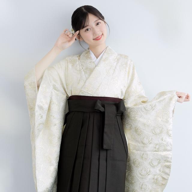 ソウビエン（SOUBIEN）/二尺袖着物 袴 4点セット レディース