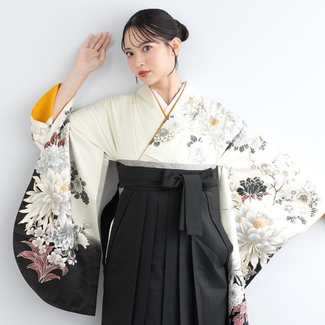 ソウビエン（SOUBIEN）/着物セット 二尺袖着物 袴 4点セット