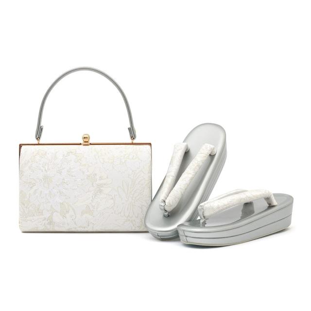 【NEW】ソウビエン（SOUBIEN）/草履バッグセット レディース 二枚芯 フリーサイズ