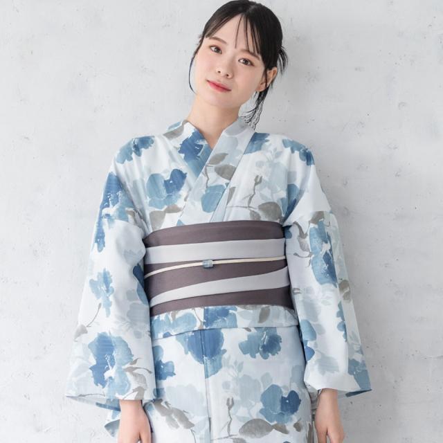 【NEW】ソウビエン（SOUBIEN）/【新二部式】浴衣3点セット レディース（浴衣・帯・伊達締め）