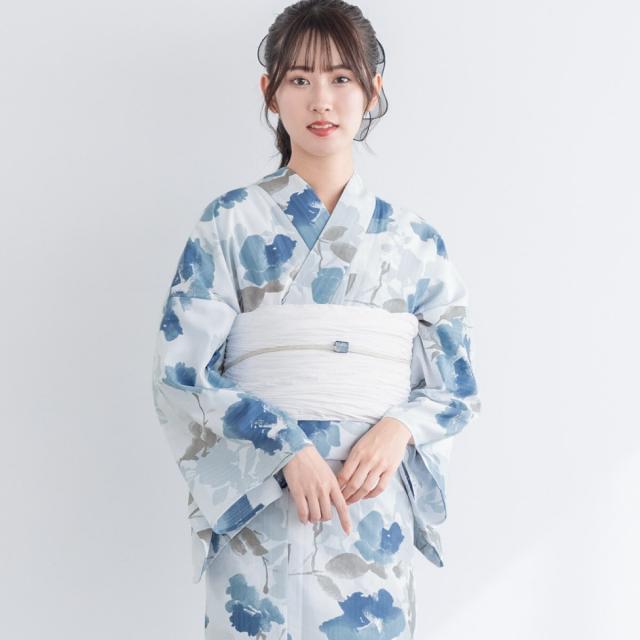【NEW】ソウビエン（SOUBIEN）/【新二部式】浴衣3点セット レディース（浴衣・帯・伊達締め）