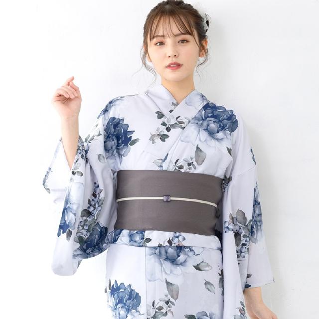 【NEW】ソウビエン（SOUBIEN）/【新二部式】浴衣3点セット レディース（浴衣・帯・伊達締め）