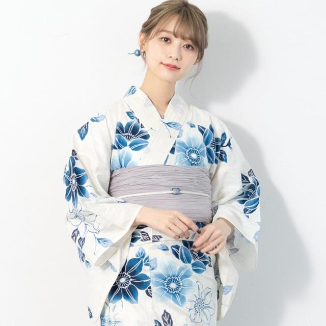 【NEW】ソウビエン（SOUBIEN）/【新二部式】浴衣3点セット レディース（浴衣・帯・伊達締め）_2