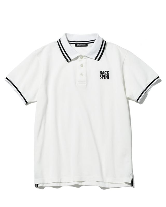 バックスピン（BACK SPIN！）/【BACK SPIN!】ロゴポロシャツ