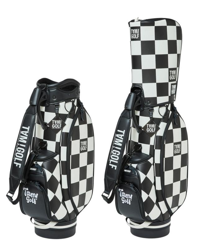 タムゴルフ（TAM！GOLF）/【TAM!GOLF】CHECKER CART TYPE CADDIE BAG
