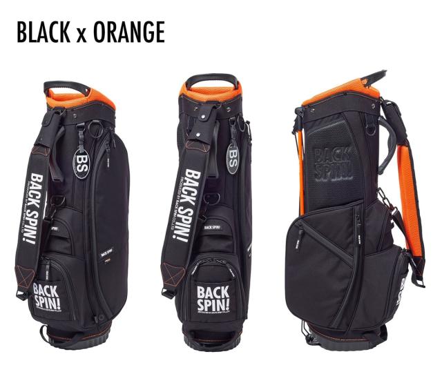 バックスピン（BACK SPIN！）/【BACK SPIN!】CORDURA スタンド キャディバッグ −SOLID−