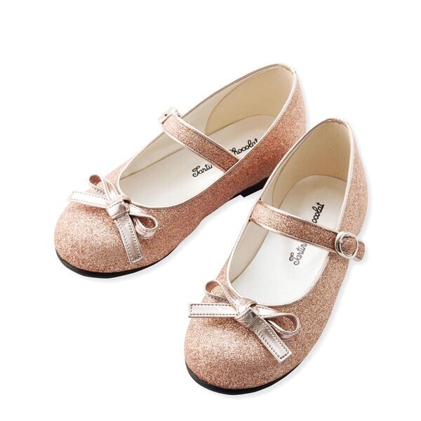 タルティーヌ エ ショコラ（Tartine et Chocolat）/【日本製】ラメグリッターシューズ(16~20cm)の通販は