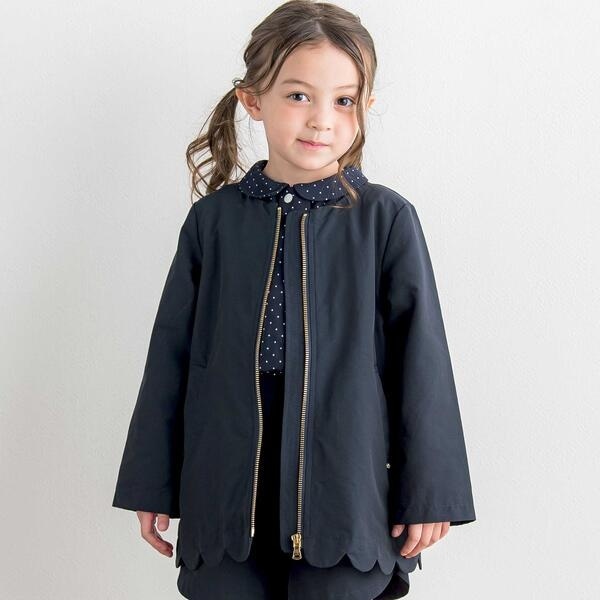 ‡タルティーヌエショコラ/Tartine et Chocolat‡130cm セーター/ニット グレー系子供服 キッズ kids 女の子 秋冬 tops 429042 タルティーヌエショコラ ジャンパースカート 120cm キッズ 女児 紺×赤