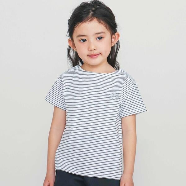 ‡タルティーヌエショコラ/Tartine et Chocolat‡130cm セーター/ニット グレー系子供服 キッズ kids 女の子 秋冬 tops 429042 タルティーヌエショコラ ジャンパースカート 120cm キッズ 女児 紺×赤