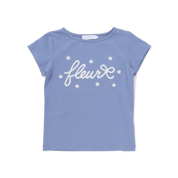 タルティーヌ エ ショコラ（Tartine et Chocolat）/ベア天竺 ロープ刺しゅうロゴTシャツ(90〜140cm)_1