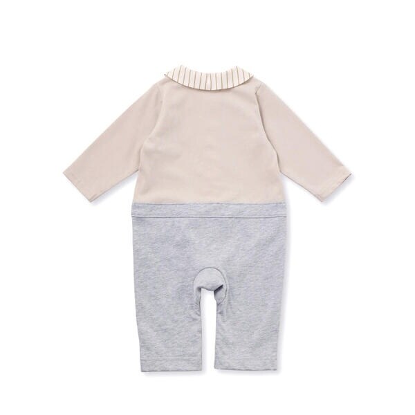フィヨ デュ ベベ ルダクティオン（fillot de bebe reduction）/天竺ストライプ襟カバーオール(70~80cm)_12