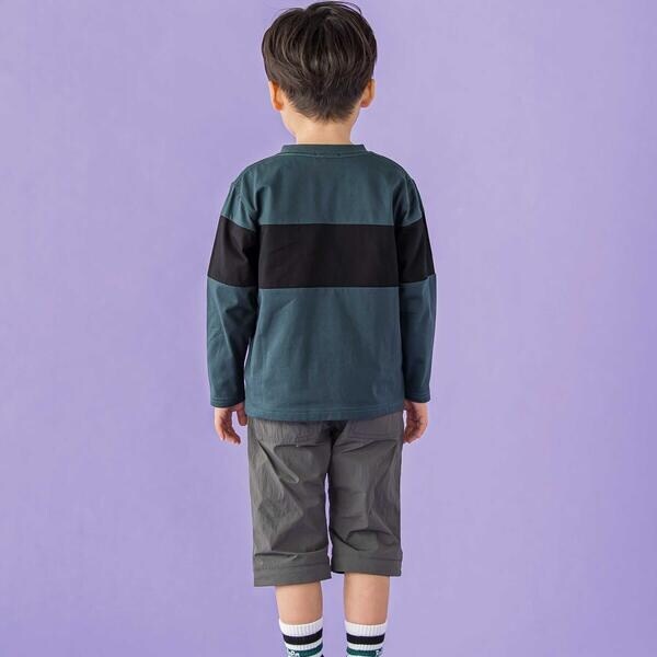 ベベ プチ ポワ ヴェール（BeBe Petits Pois Vert）/２WAY 取り外しタフタパンツ(95~150cm)_5