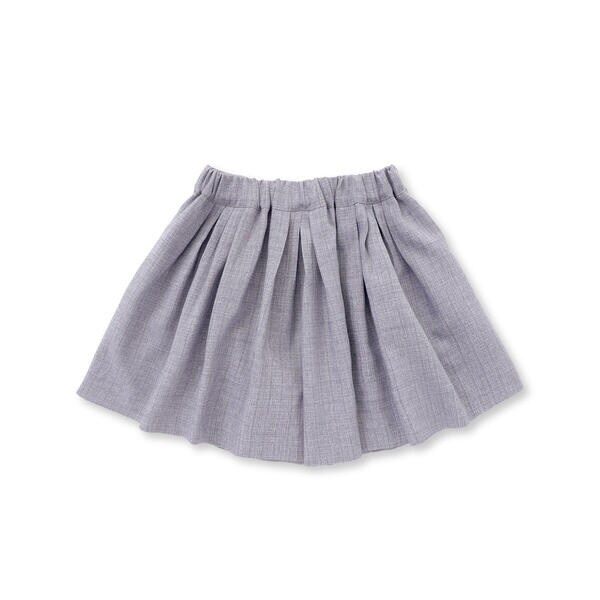 ベベ プチ ポワ ヴェール（BeBe Petits Pois Vert）/ツイード風ランダムタックキュロットパンツ(95~150cm)_10
