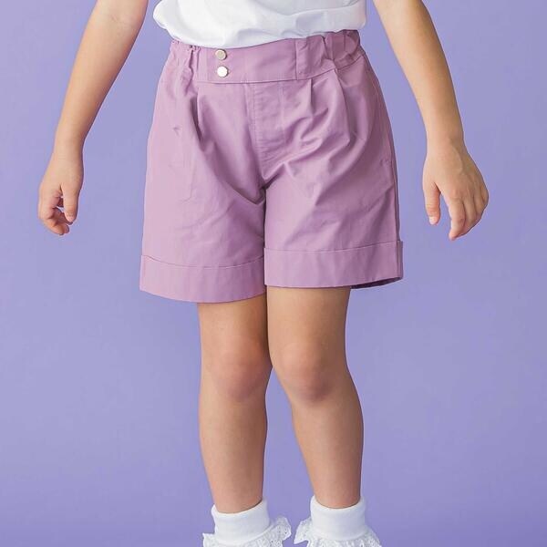 BEBE プリーツスカート風パンツ 95cm 店舗限定ラップスカート風キュロットパンツ(95~150cm)\u003cbr\u003e(95cm