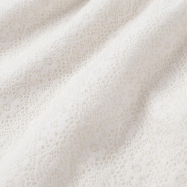 ベベ プチ ポワ ヴェール（BeBe Petits Pois Vert）/ニットリブ+レース起毛ドッキング長袖ワンピース(95~150cm)