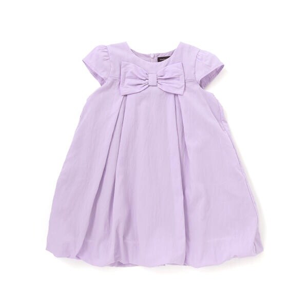 ベベ プチ ポワ ヴェール（BeBe Petits Pois Vert）/センターリボンバルーンシルエットワンピース(95~150cm)_7