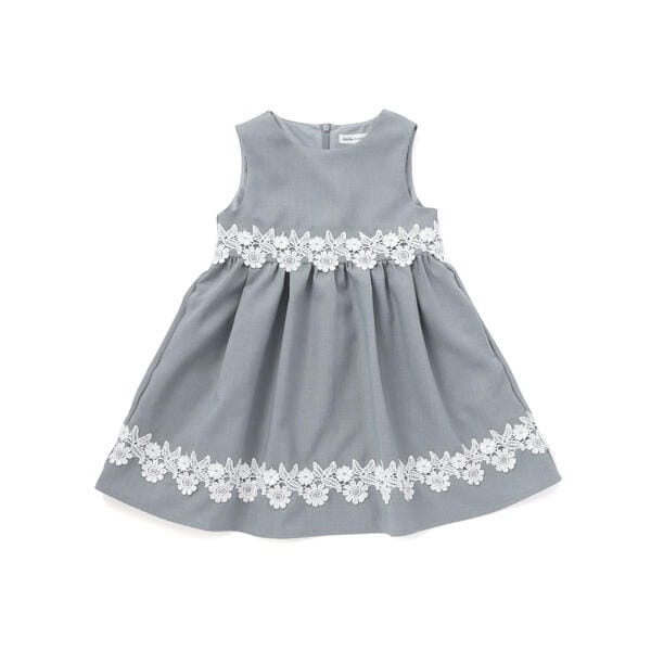 ベベ プチ ポワ ヴェール（BeBe Petits Pois Vert）/レースポイント・キラキラジャンスカ(95~150cm)_1