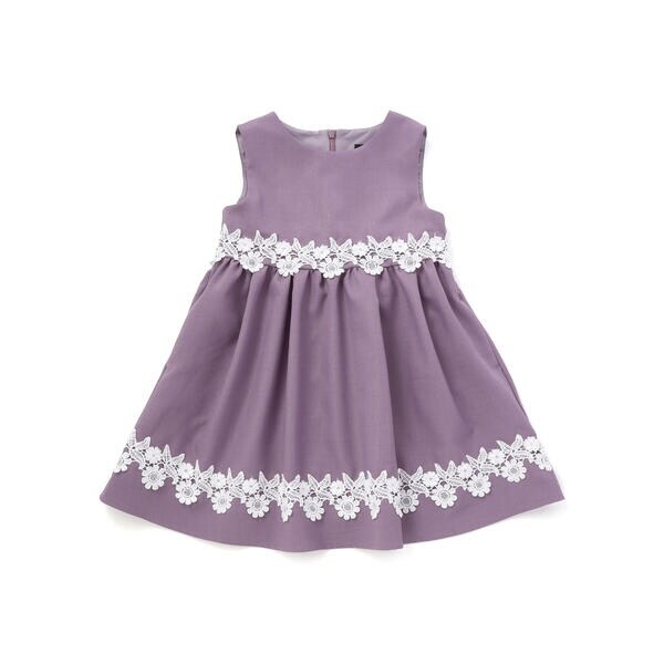 ベベ プチ ポワ ヴェール（BeBe Petits Pois Vert）/レースポイント・キラキラジャンスカ(95~150cm)_10