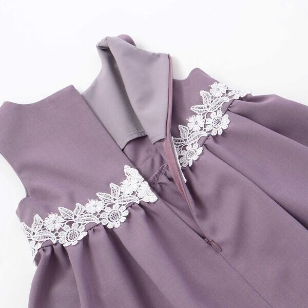 ベベ プチ ポワ ヴェール（BeBe Petits Pois Vert）/レースポイント・キラキラジャンスカ(95~150cm)_18