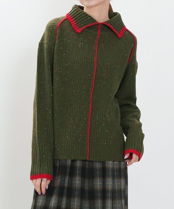 アノネネ（a．no．ne．ne．）/配色ラインゆるネックＰＯ