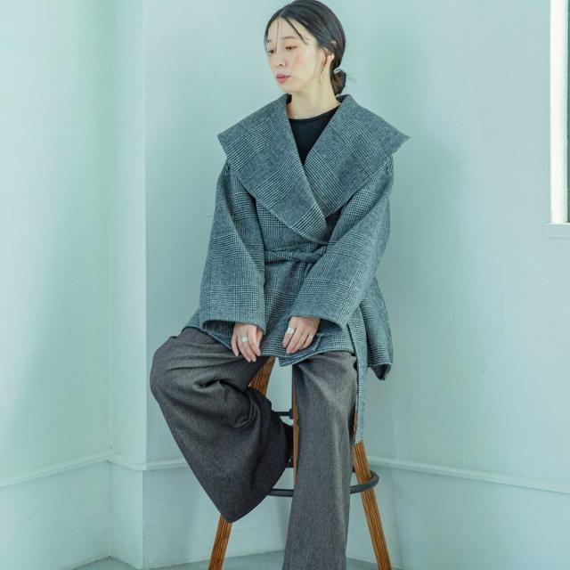 【専用】●美品●quaranciel: 【カランシエル】リバー ケープ コート カランシエル（quaranciel）/quaranciel: リバー ケープ コート