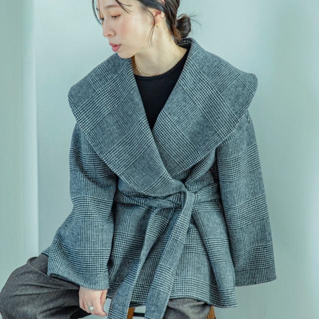 【専用】●美品●quaranciel: 【カランシエル】リバー ケープ コート カランシエル（quaranciel）/quaranciel: リバー ケープ コート