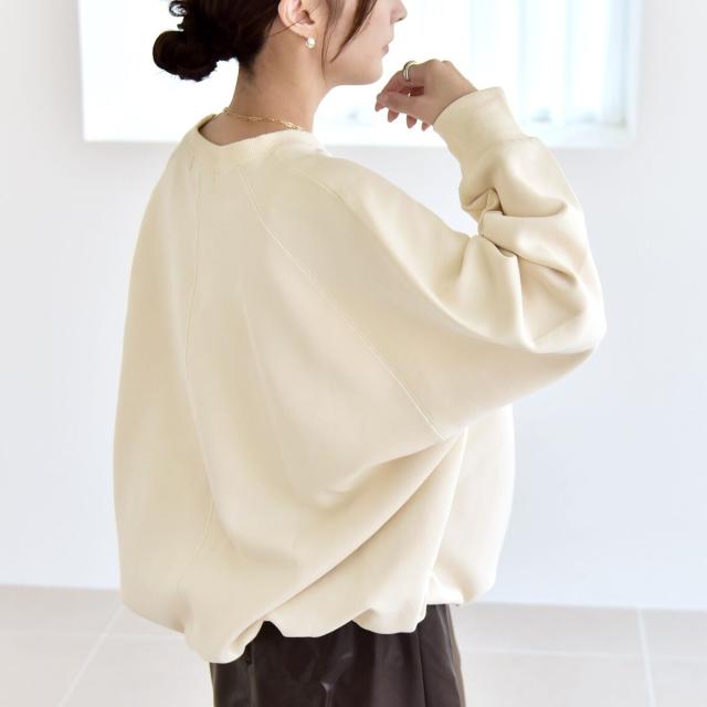 カランシエル（quaranciel）/《一部追加予約》quaranciel:〈洗濯機可能〉ポンチ ドロスト ルーズ プルオーバー