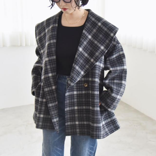 カランシエル（quaranciel）/《一部追加予約》quaranciel: リバー ケープ ショート コート 25AW