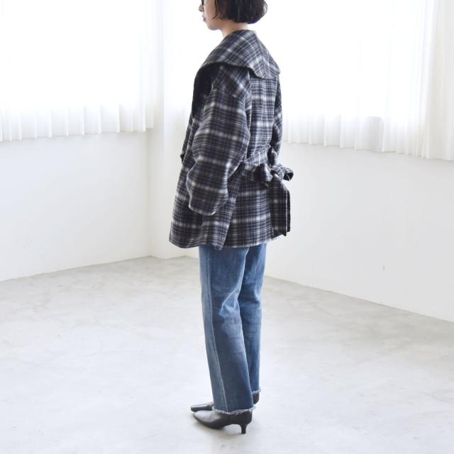 カランシエル（quaranciel）/《一部追加予約》quaranciel: リバー ケープ ショート コート 25AW