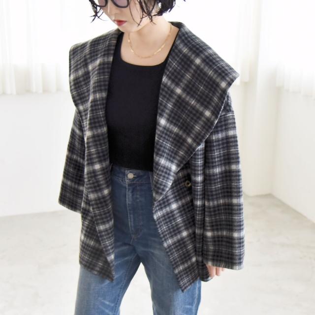 カランシエル（quaranciel）/《一部追加予約》quaranciel: リバー ケープ ショート コート 25AW