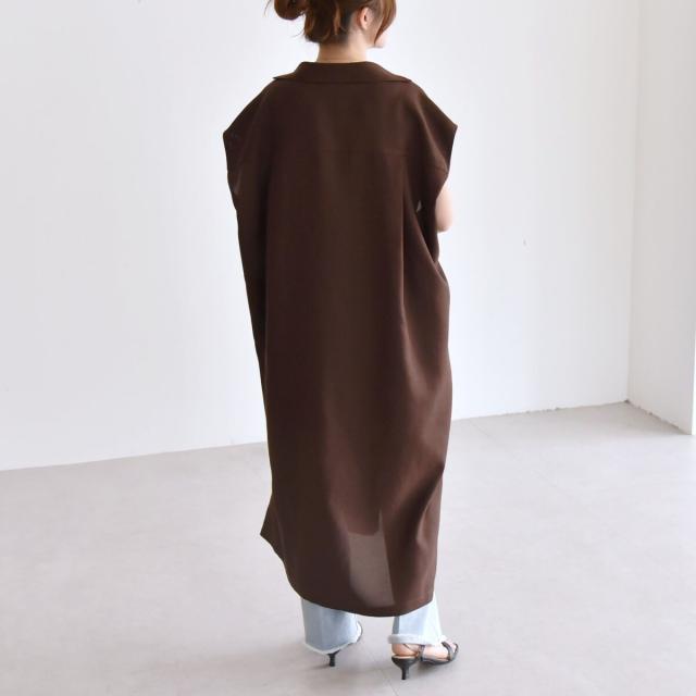 カランシエル（quaranciel）/quaranciel:〈洗濯機可能〉リネン ライク スキッパー シャツ ワンピース＆パンツ セットア_15