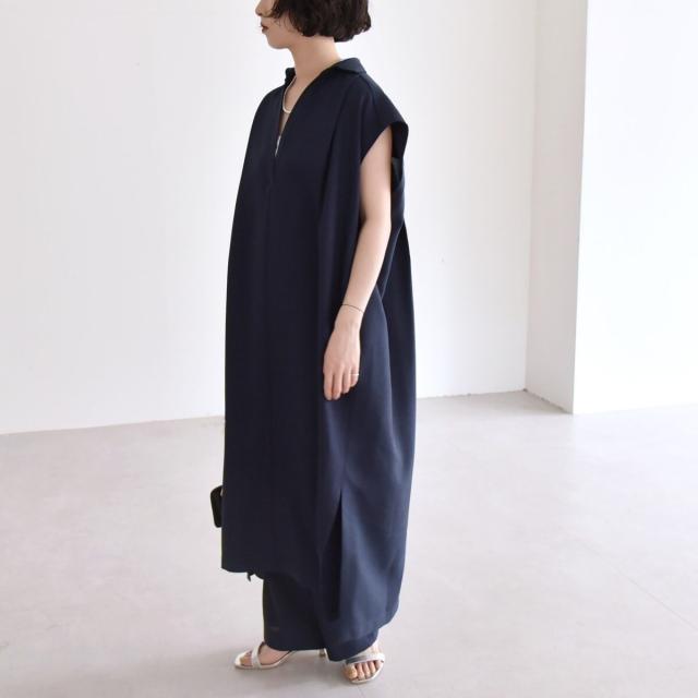 カランシエル（quaranciel）/quaranciel:〈洗濯機可能〉リネン ライク スキッパー シャツ ワンピース＆パンツ セットア_17